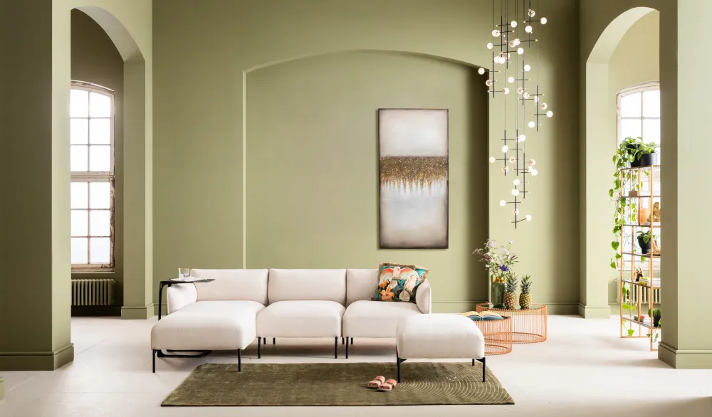 KARE Design Taulut*Abstract Fields Akryylimaalaus, Taulu 100x200cm