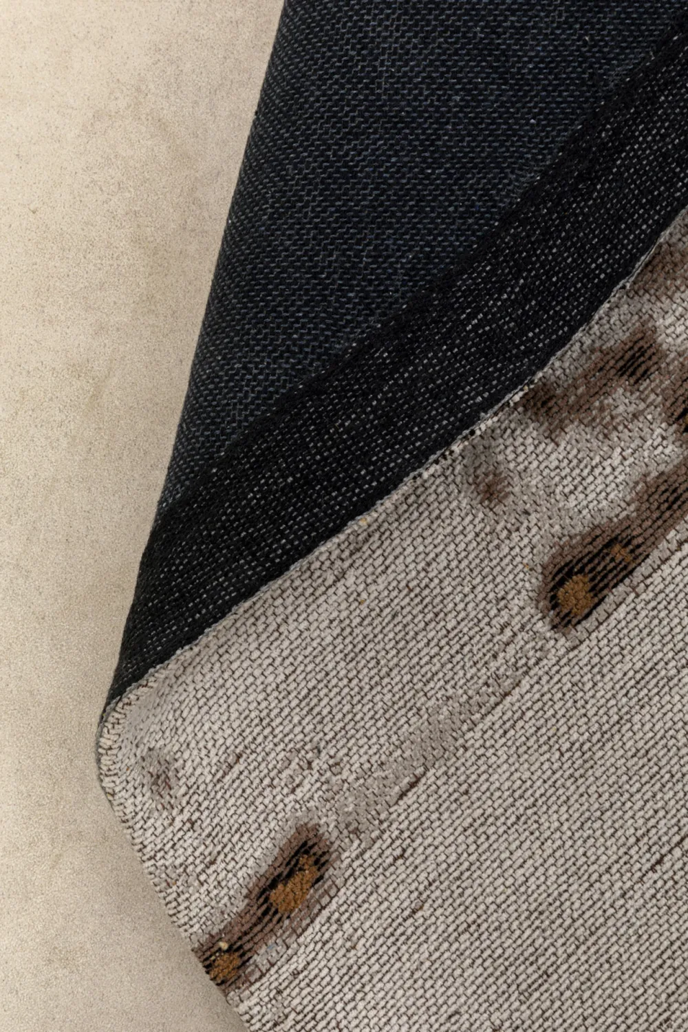 KARE Design Matot*Abstract Grey Line, Pyöreä Matto, Harmaa Ø200cm