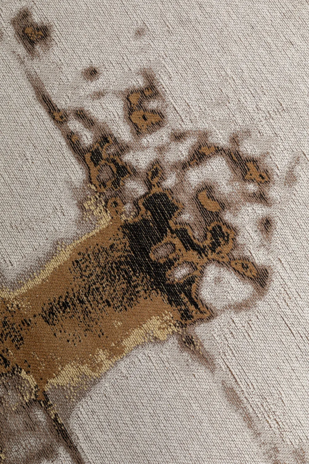 KARE Design Matot*Abstract Grey Line, Pyöreä Matto, Harmaa Ø200cm