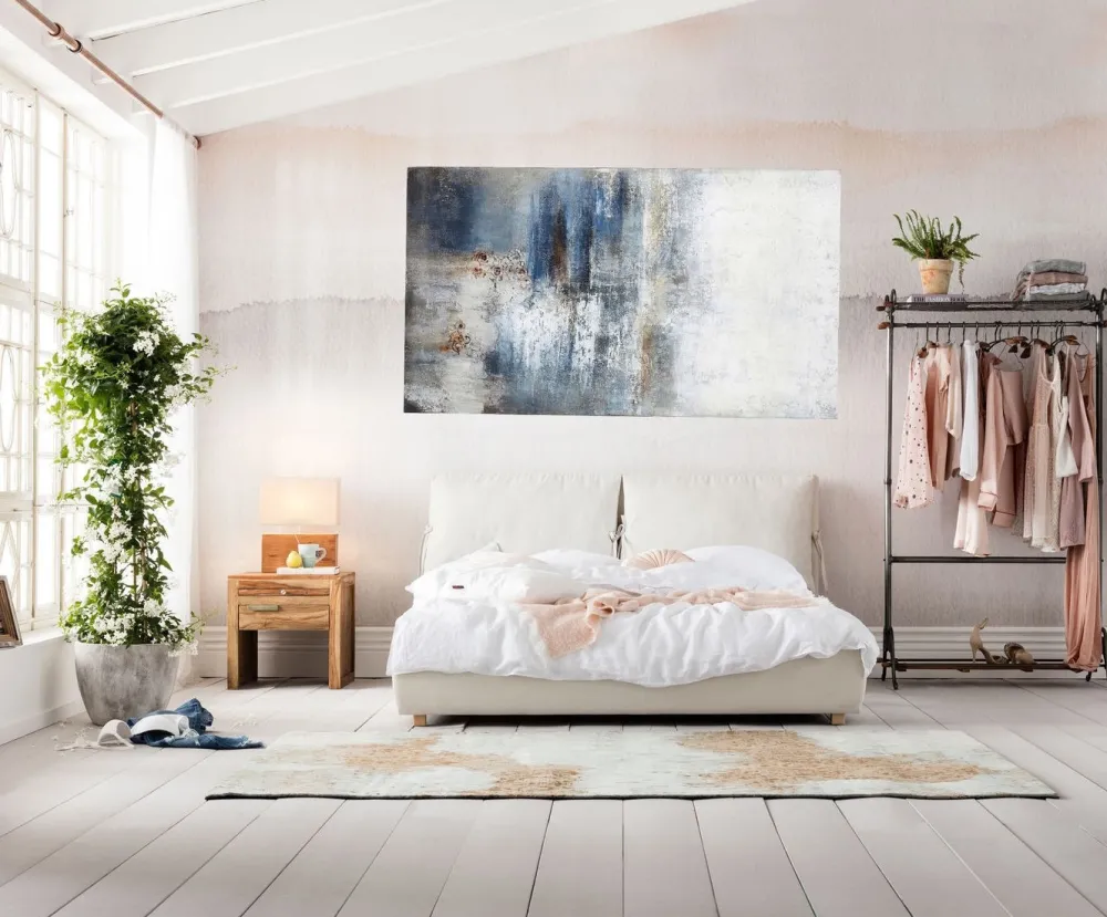 KARE Design Taulut|Olohuone*Abstract Into The Night Akryylimaalaus, Taulu 120x210cm