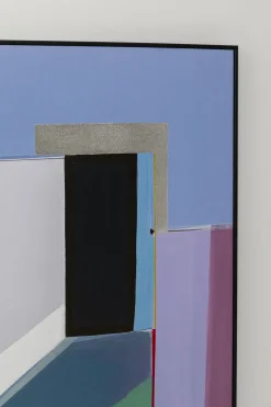 KARE Design Taulut*Abstract Shapes Kehystetty Taulu, Liila 113x113cm