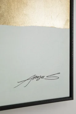 KARE Design Taulut*Abstract Shapes Kehystetty Taulu, Vihreä 73x143cm