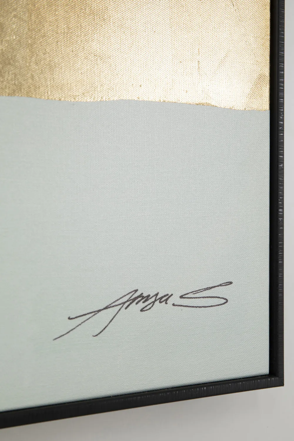 KARE Design Taulut*Abstract Shapes Kehystetty Taulu, Vihreä 73x143cm