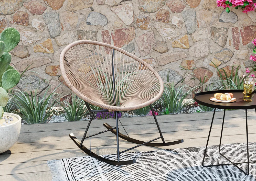 KARE Design Nojatuolit*Acapulco Keinutuoli, Natur