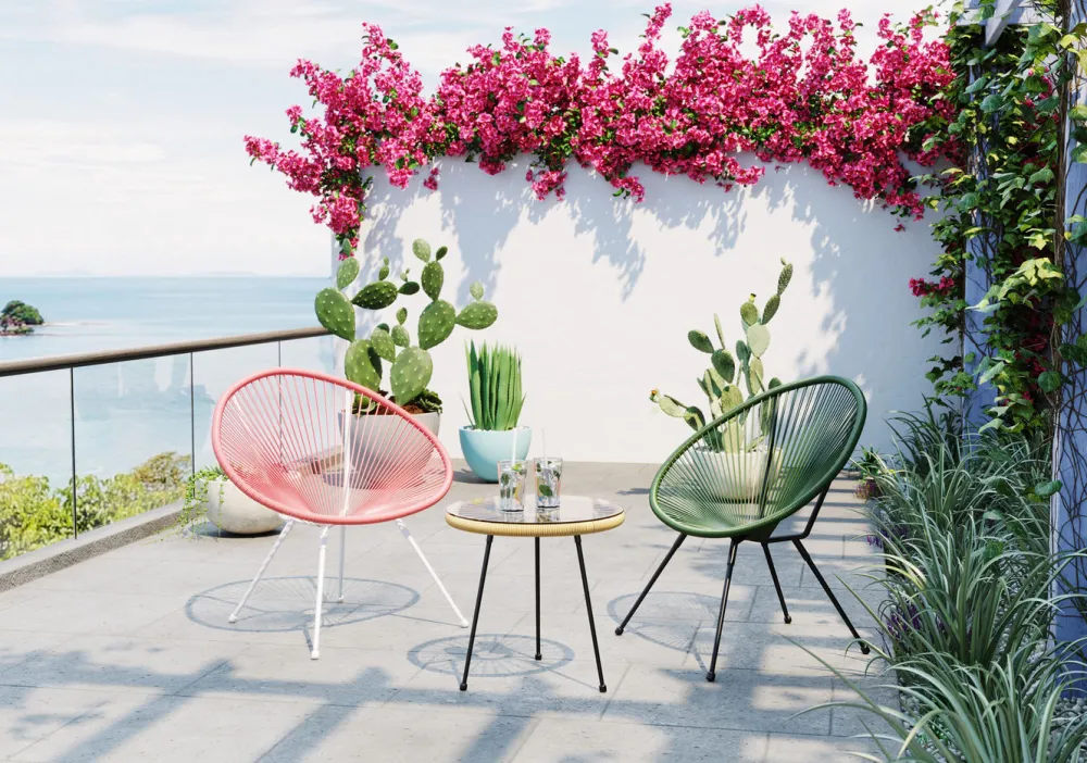 KARE Design Nojatuolit*Acapulco Nojatuoli, Vihreä