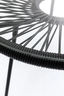 KARE Design Sohvapöydät|Olohuone*Acapulco Pöytä Ja Tuoli Musta (2/osaa)