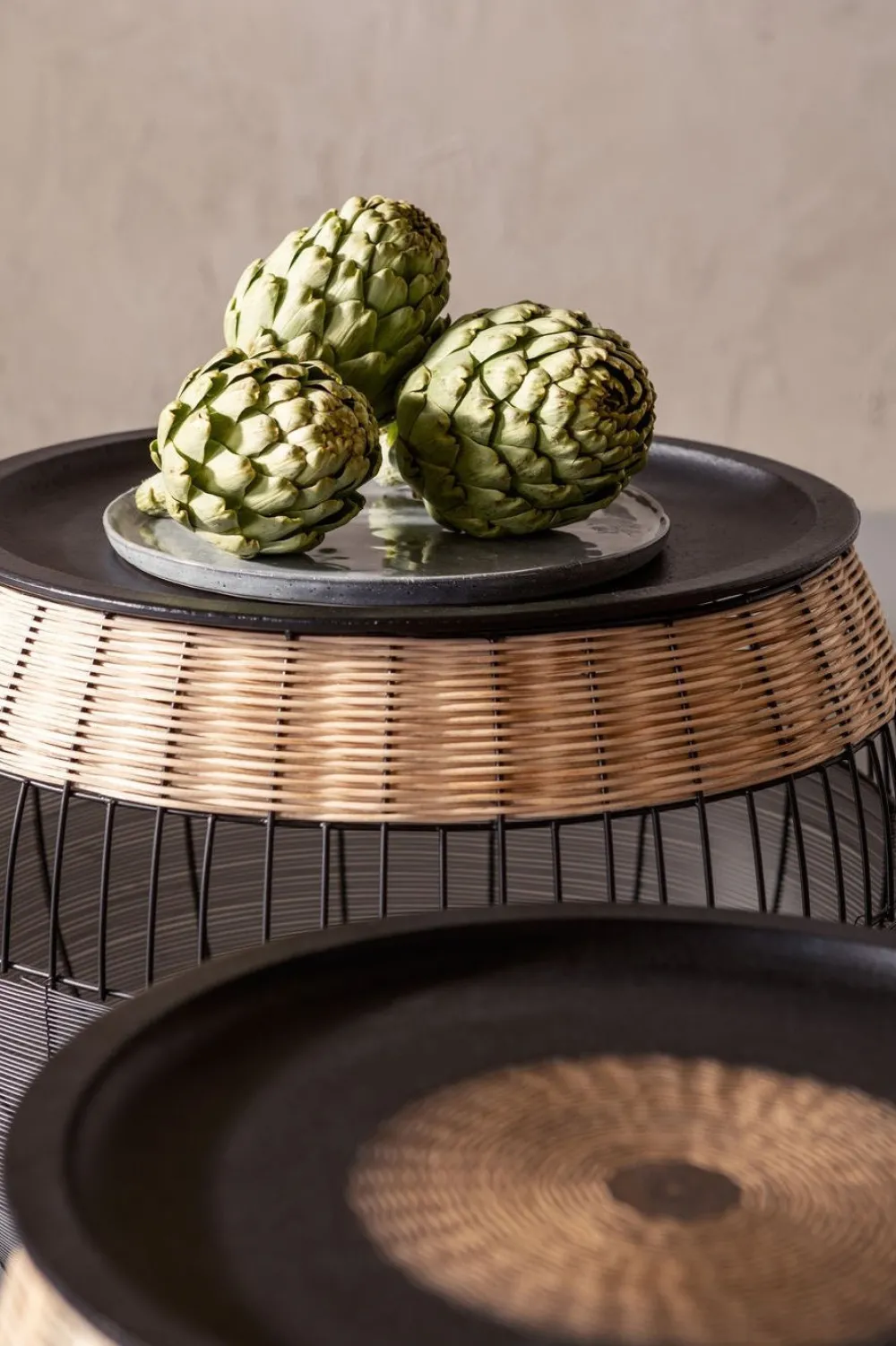 KARE Design Sohvapöydät*African Drums Sivupöytä (2/Setti)