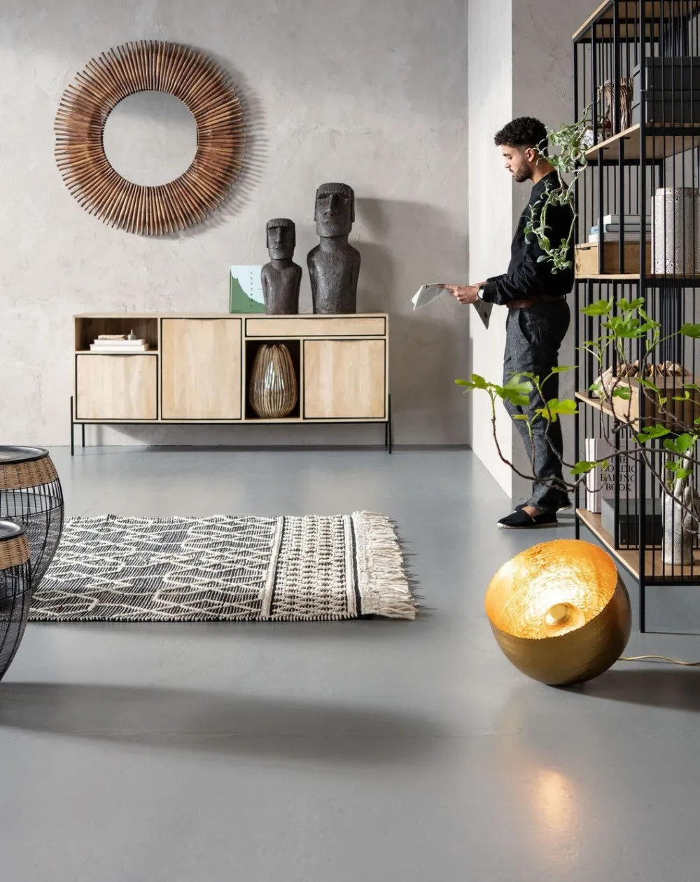 KARE Design Sohvapöydät*African Drums Sivupöytä (2/Setti)