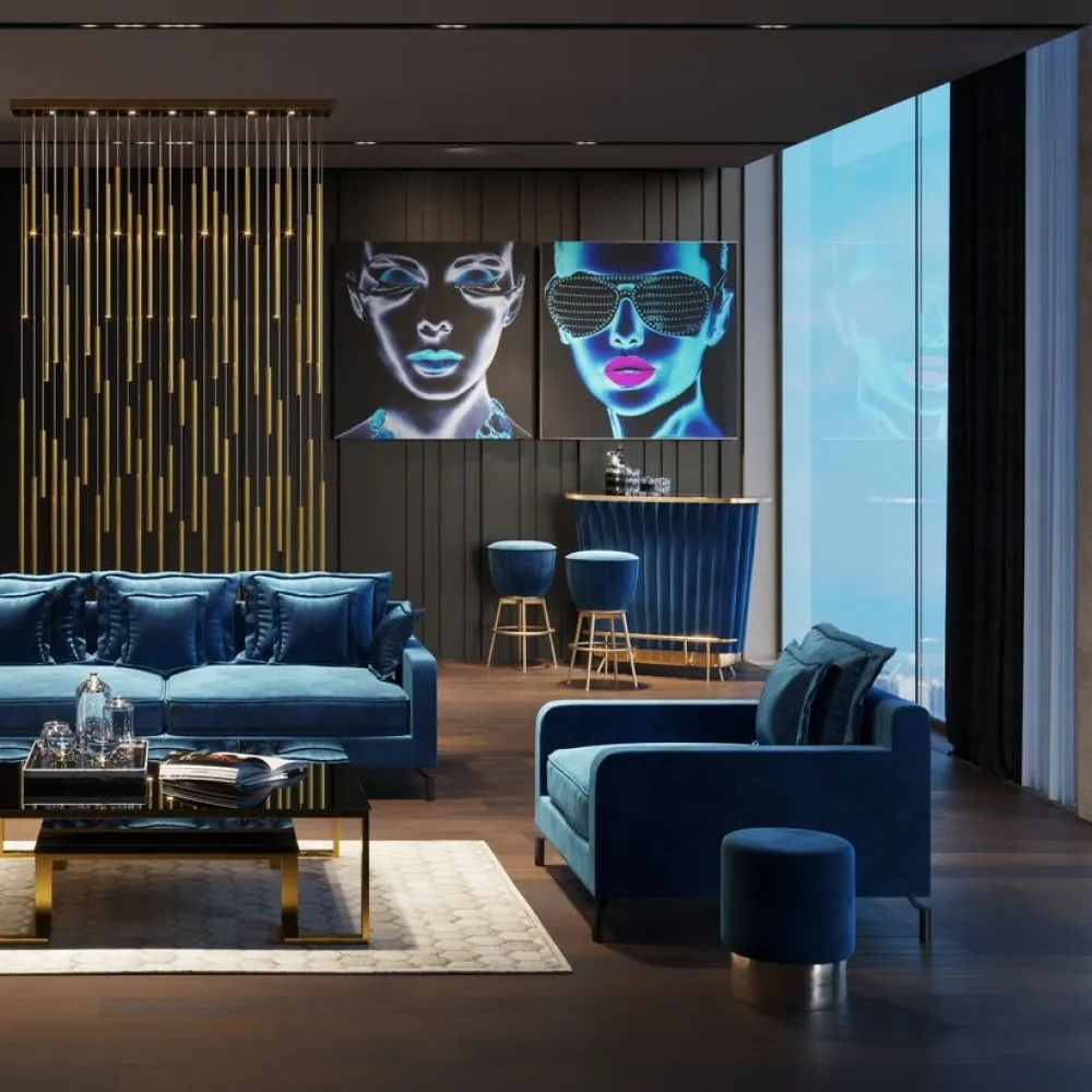 KARE Design Baarituolit*After Work Baarituoli, Kulta