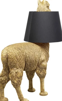 KARE Design Lattiavalaisimet*Alpaca Alpakka Lattiavalaisin Kulta 108 Cm