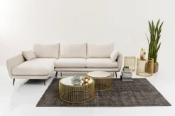 KARE Design Olohuone|Kulmasohvat*Amalfi Kulmasohva, Kermanvärinen, Vasen 275cm