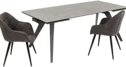 KARE Design Pöydät*Amsterdam Dark Jatkettava Pöytä 200(45+45)x100cm