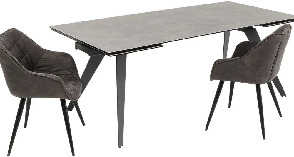 KARE Design Pöydät*Amsterdam Dark Jatkettava Pöytä 200(45+45)x100cm