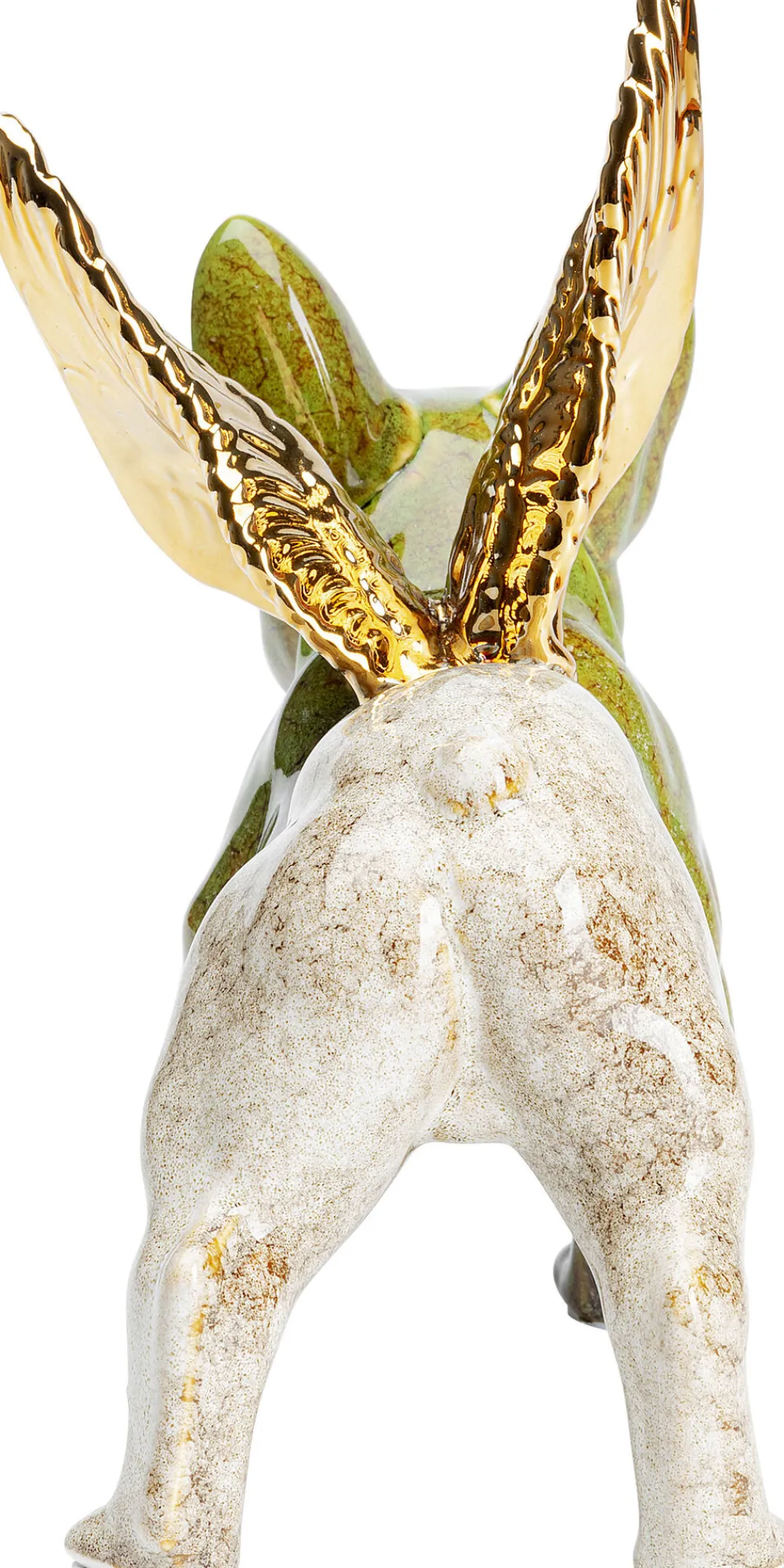 KARE Design Koriste-Esineet*Angel Wings Dog - Enkelikoira Koriste-esine, Vihreä Ja Sininen 2-setti