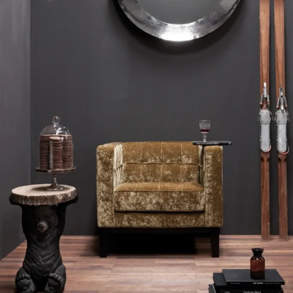 KARE Design Sohvapöydät*Animal Bear Karhu Sivupöytä Ø33cm