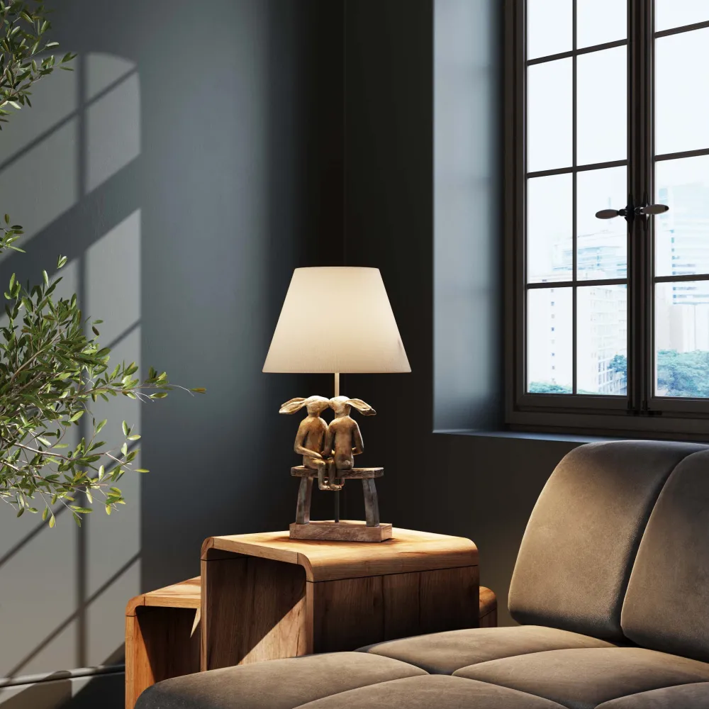 KARE Design Pöytävalaisimet*Animal Bunny Love Puput Pöytävalaisin 53cm