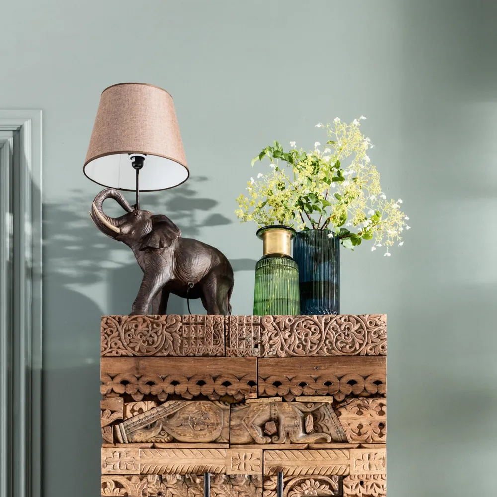 KARE Design Pöytävalaisimet*Animal Elephant Safari Pöytävalaisin 74cm