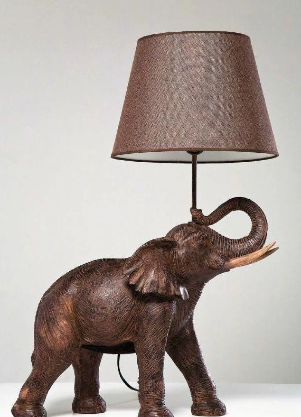 KARE Design Pöytävalaisimet*Animal Elephant Safari Pöytävalaisin 74cm