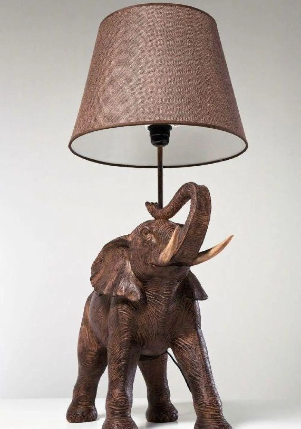 KARE Design Pöytävalaisimet*Animal Elephant Safari Pöytävalaisin 74cm