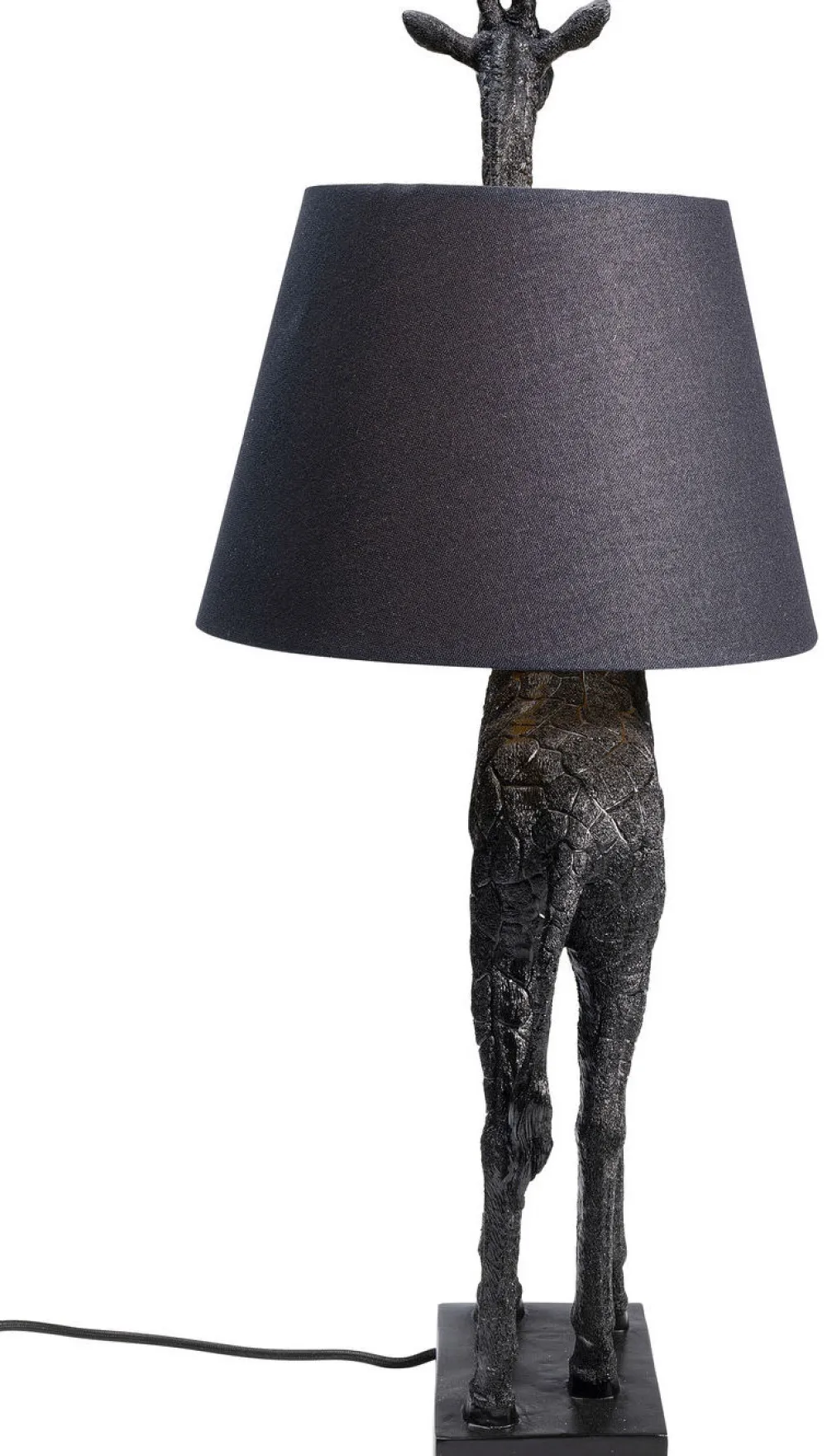 KARE Design Pöytävalaisimet*Animal Giraffe Kirahvi Pöytävalaisin, Matta Musta 71cm