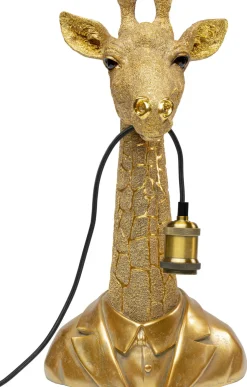 KARE Design Pöytävalaisimet*Animal Giraffe Kirahvi Pöytävalaisin, Kulta 50cm