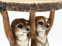 KARE Design Sohvapöydät|Olohuone*Animal Meerkat Sisters Sivupöytä Ø33cm