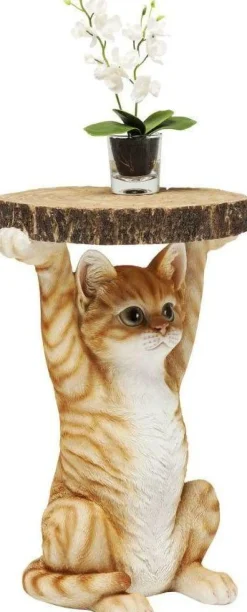 KARE Design Sohvapöydät|Olohuone*Animal Ms Cat Kissa Sivupöytä Ø33cm