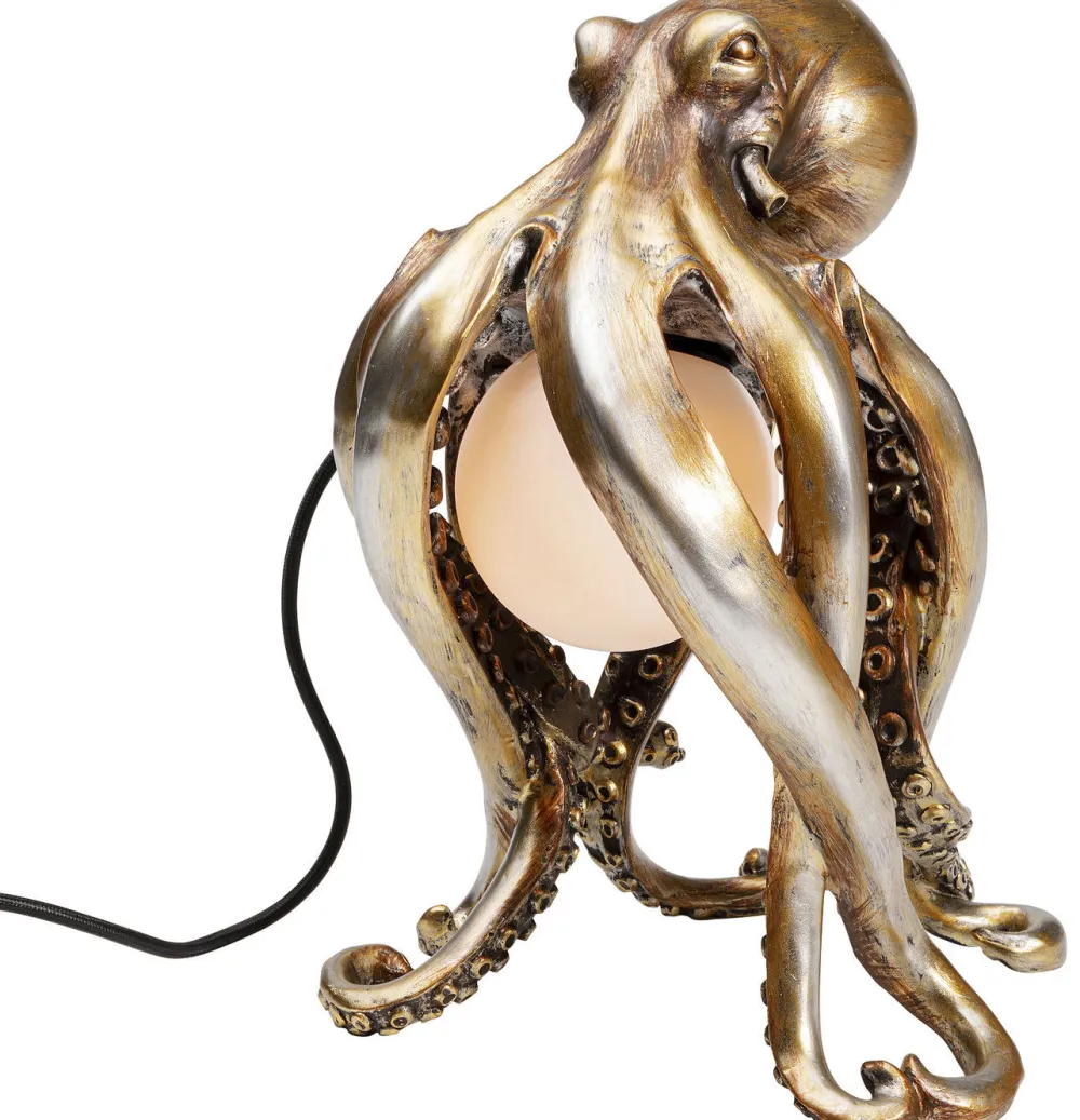 KARE Design Pöytävalaisimet*Animal Octopus Mustekala Pöytävalaisin 34cm