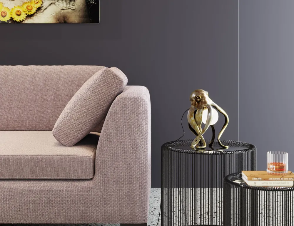 KARE Design Pöytävalaisimet*Animal Octopus Mustekala Pöytävalaisin 34cm