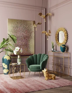 KARE Design Riippuvalaisimet*Animal Owl Pöllö Riippuvalaisin, Kulta 60cm