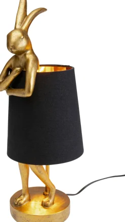 KARE Design Pöytävalaisimet*Animal Rabbit Kani, Pupu Pöytävalaisin Kulta/musta 50cm