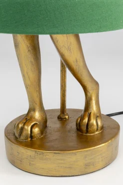 KARE Design Pöytävalaisimet*Animal Rabbit Pupu Pöytävalaisin, Pupulamppu, Kulta/vihreä 68cm