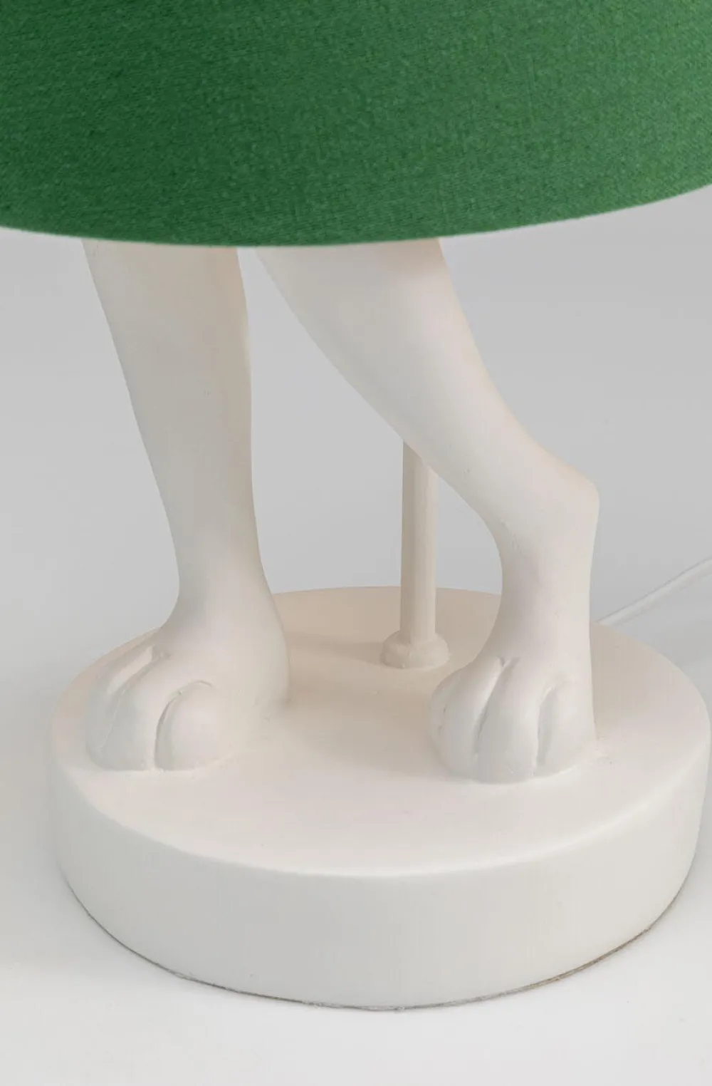 KARE Design Pöytävalaisimet*Animal Rabbit Pupu Pöytävalaisin, Pupulamppu, Valkoinen/vihreä 68cm