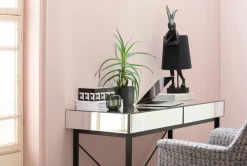 KARE Design Pöytävalaisimet*Animal Rabbit Pupu Pöytävalaisin, Pupulamppu, Matta Musta 68cm