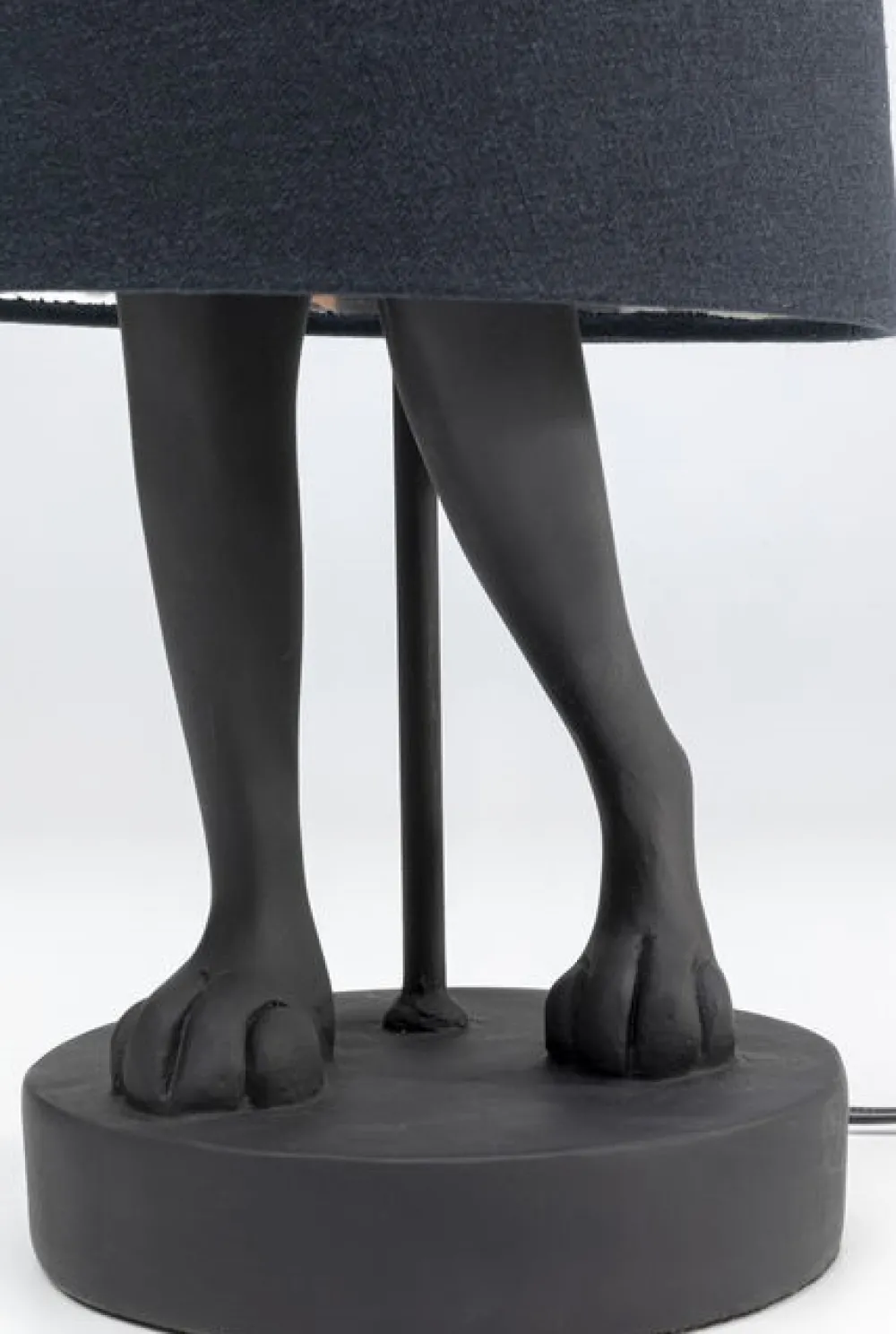 KARE Design Pöytävalaisimet*Animal Rabbit Pupu Pöytävalaisin, Pupulamppu, Matta Musta 68cm