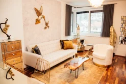 KARE Design Pöytävalaisimet*Animal Rabbit Pupu Pöytävalaisin, Pupulamppu, Kulta/valkoinen 50cm