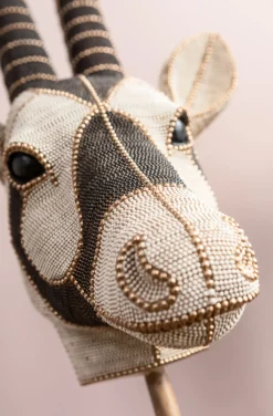 KARE Design Jalalliset Koriste-Esineet*Antelope Head Pearls Antilooppi Koriste-esine 124cm
