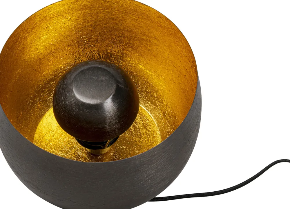 KARE Design Lattiavalaisimet*Apollon Smooth Black Lattiavalaisin Ø28cm