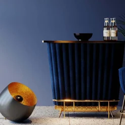 KARE Design Lattiavalaisimet*Apollon Smooth Black Lattiavalaisin Ø50cm