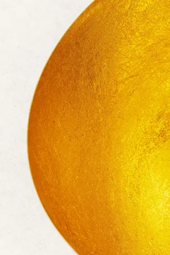 KARE Design Lattiavalaisimet*Apollon Smooth Gold Lattiavalaisin Ø35cm