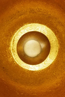 KARE Design Lattiavalaisimet*Apollon Smooth Gold Lattiavalaisin Ø35cm