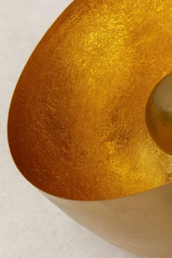 KARE Design Lattiavalaisimet*Apollon Smooth Gold Lattiavalaisin Ø35cm