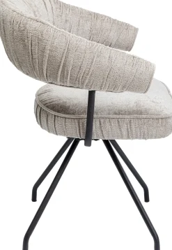 KARE Design Tuolit*Arabella Kääntyvä Tuoli Hopea