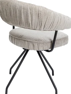 KARE Design Tuolit*Arabella Kääntyvä Tuoli Hopea