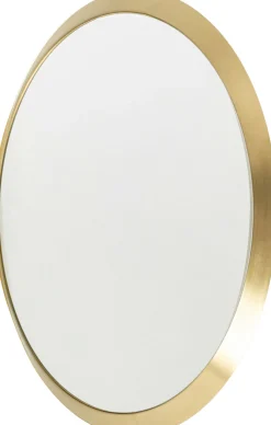 KARE Design Peilit*Arezzo Brass Seinäpeili Messinki Ø100cm