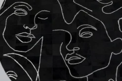 KARE Design Matot*Art Faces Pyöreä Matto Ø250cm