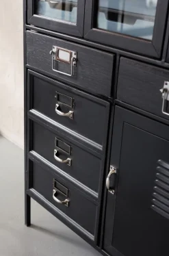 KARE Design Senkit|Lipastot*Art Factory Black Kaappi