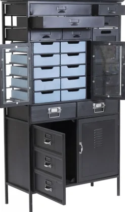 KARE Design Senkit|Lipastot*Art Factory Black Kaappi