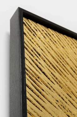 KARE Design Taulut*Art Geometric Circle Gold Taulu 120x120cm