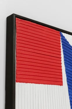 KARE Design Taulut*Art Triangles Canvas Taulu Sininen 100x100 Cm